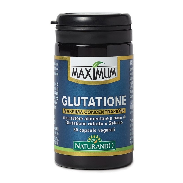 GLUTATION + Selen  MAXIMUM - 30 kapsul - oksidativni stres, antioksidant, zaščita celic imunski sistem 