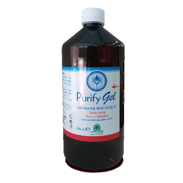 Čistilni gel za roke - Purify Gel, Higienski gel 1l - alkohol,eterična olja,aloa,Fvitamin