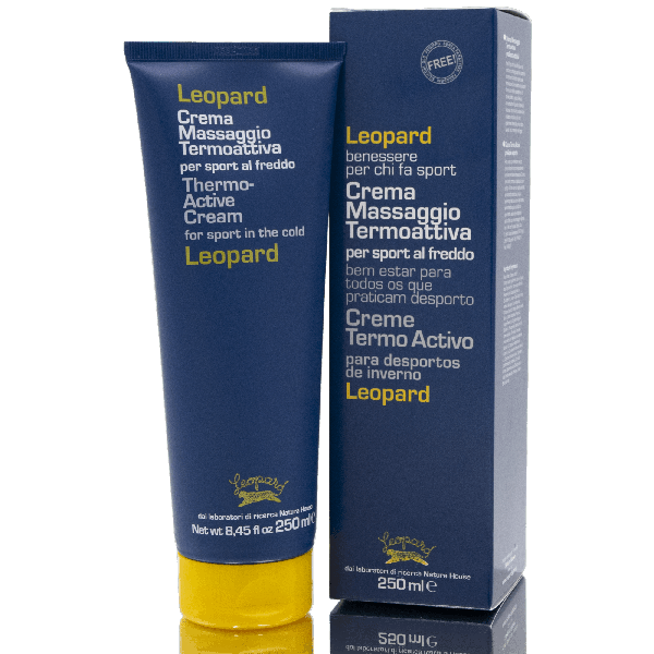 LEOPARD Termo-aktivna masažna krema za uporabo pred in po športni aktivnosti 100ml
