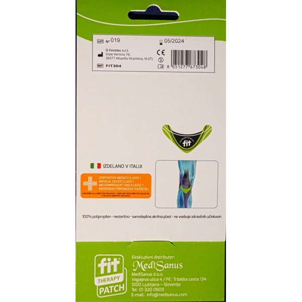 Protibolečinski obliž - Koleno 