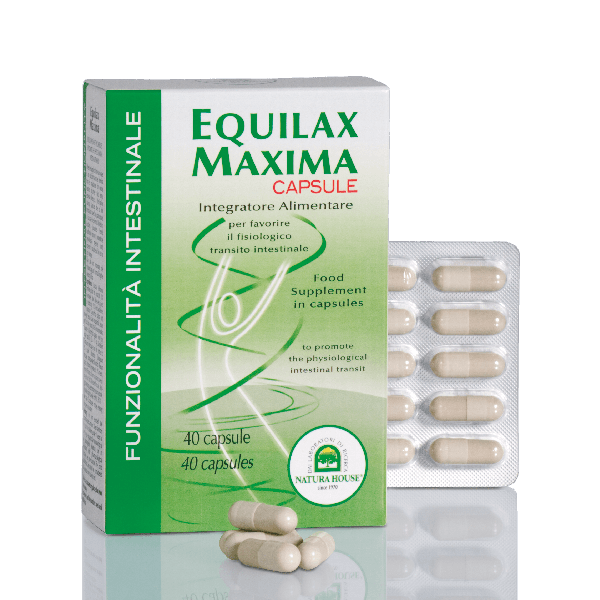 EQUILAX MAXIMA KAPSULE  40 kapsul - poškodovana zunanja ovojnina