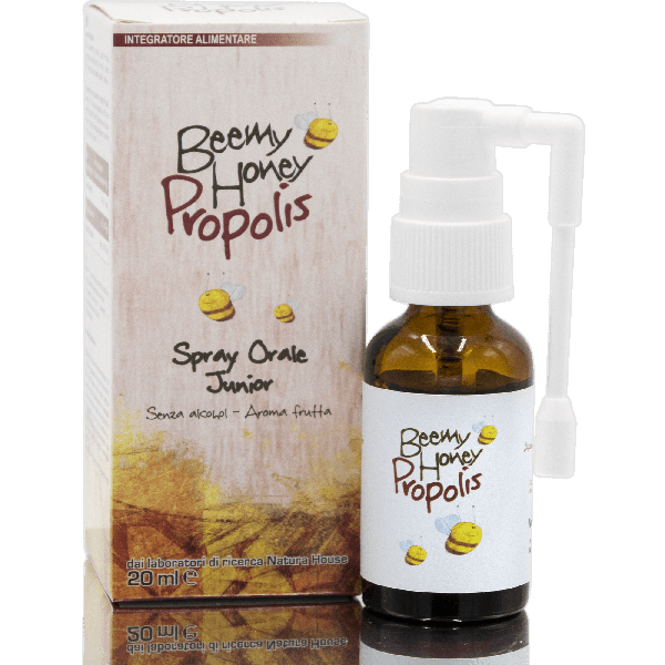 Beemy Honey Propolis Junior - pršilo za grlo 20ml  - dobro fiziološko stanje ustne votline 