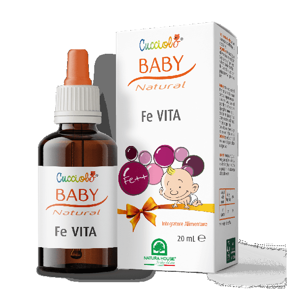 Fe VITA  - Železo,  kapljice za novorojenčke, dojenčke in otroke, 20 ml
