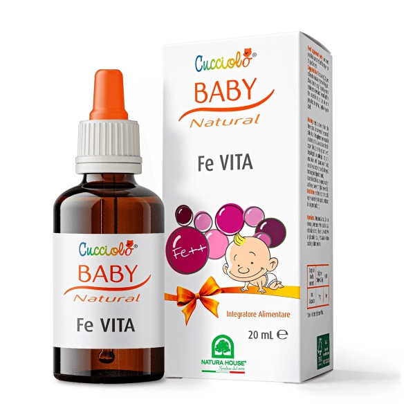 Fe VITA   Železo - kapljice za novorojenčke, dojenčke in otroke, 20 ml