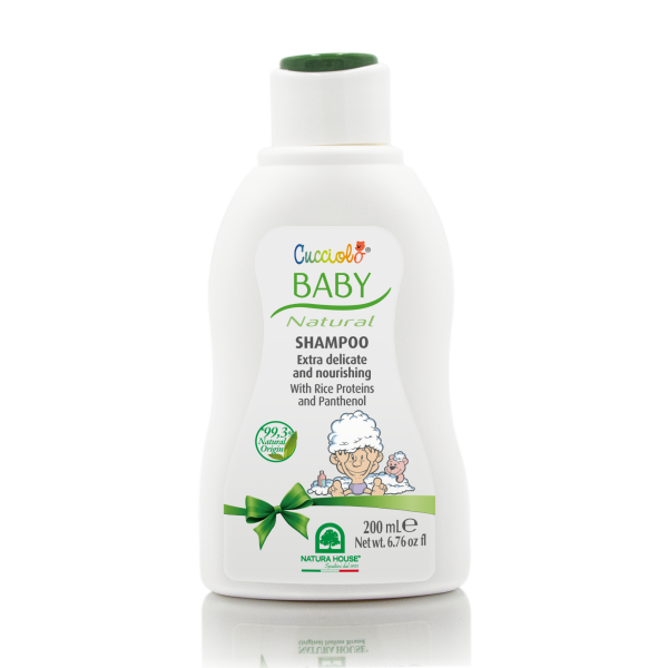 Izjemno nežen hranljiv šampon za dojenčke CUCCIOLO® BABY NATURAL