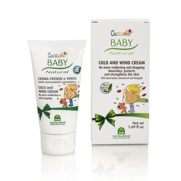 Krema za zaščito pred mrazom in vetrom 50 ml  CUCCIOLO® BABY NATURAL 