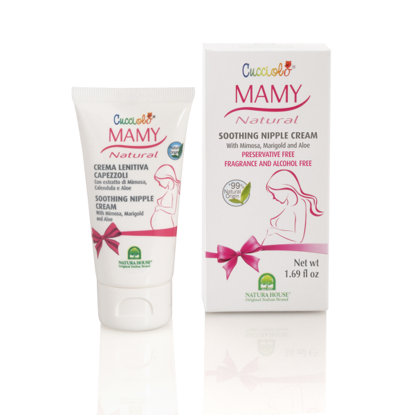 Krema za nego bradavic v nosečnosti in v obdobju dojenja CUCCIOLO® MAMY NATURAL  50 ml