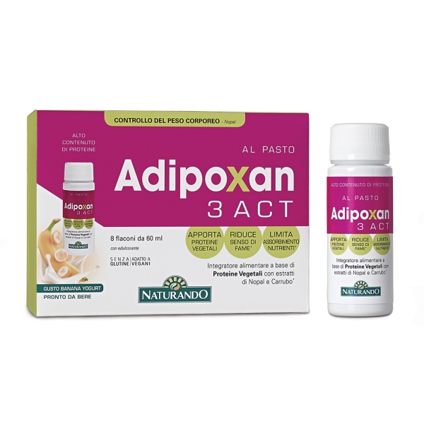 Adipoxan 3 ACT -   8 stekleničk po 60 ml  NADZOR TELESNE TEŽE - rok trajanja 28.02.2023