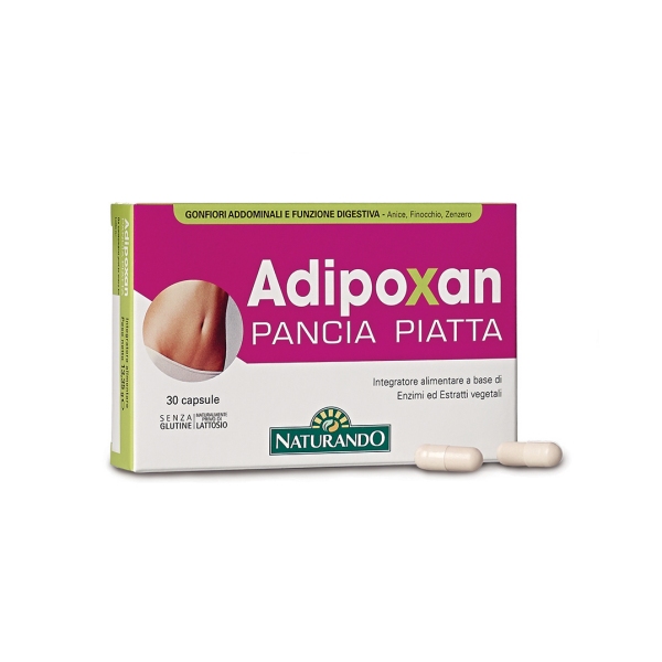 ADIPOXAN PANCIA PIATTA  30 kapsul   - NAPIHNJEN TREBUH IN PREBAVA