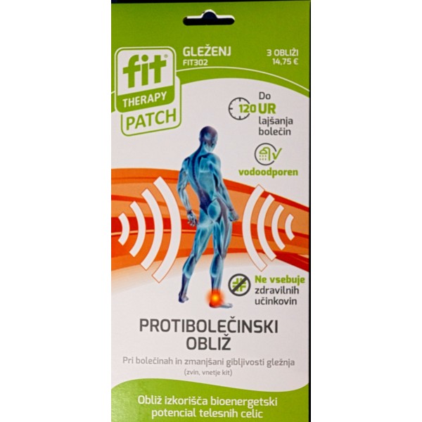 Protibolečinski obliž - Gleženj