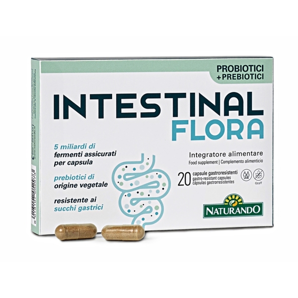 INTESTINAL FLORA  5 milijard bakterij v eni kapsuli    20 kapsul 