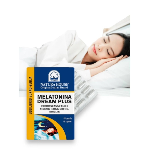 MELATONINA DREAM PLUS - 40 kapsul