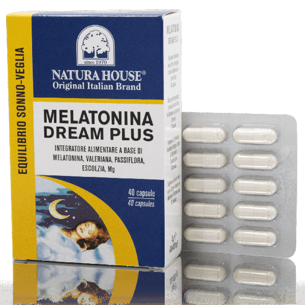 MELATONINA DREAM PLUS - 40 kapsul