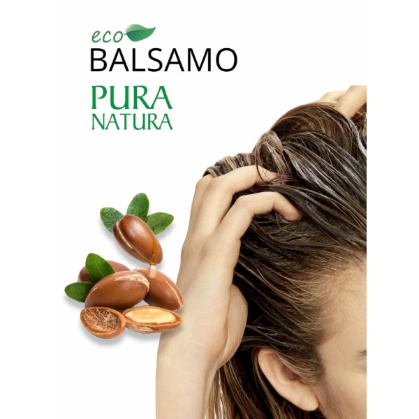 Obnovitveni balzam  250 ml  PURA® NATURA za lase brez vitalnosti, leska in suhe lase