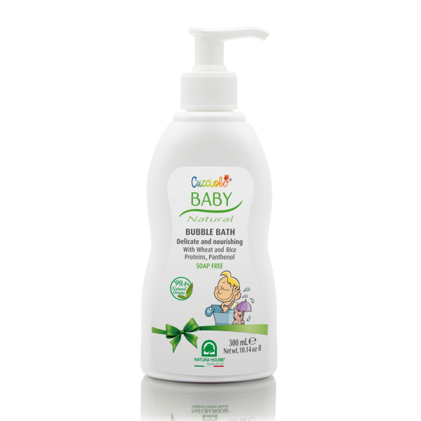 Peneča kopel 300 ml CUCCIOLO® BABY NATURAL 