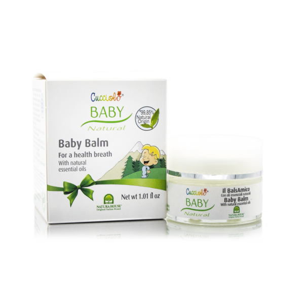 Balzam z eteričnimi olji za lažje dihanje 30 ml     CUCCIOLO® BABY NATURAL