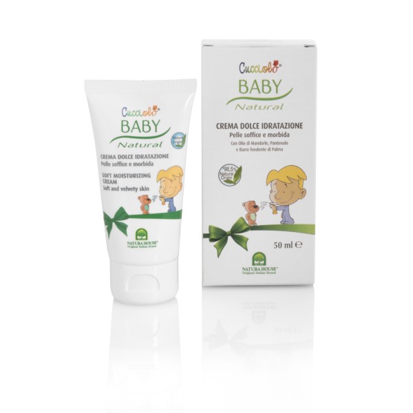 Nežna vlažilna krema 50 ml  CUCCIOLO® BABY NATURAL 