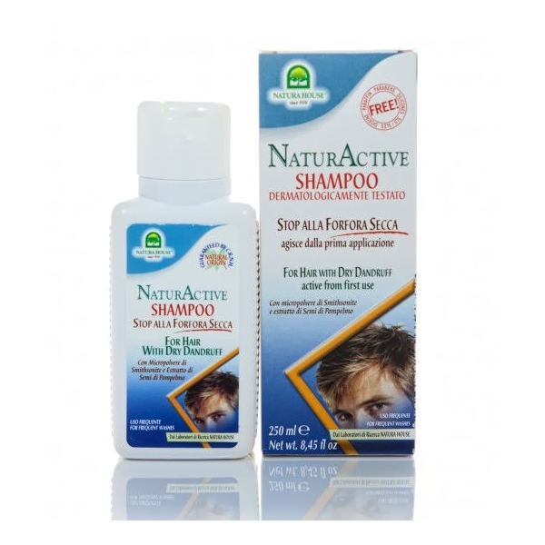  NaturActive šampon za lase z mastnim prhljajem   250 ml 