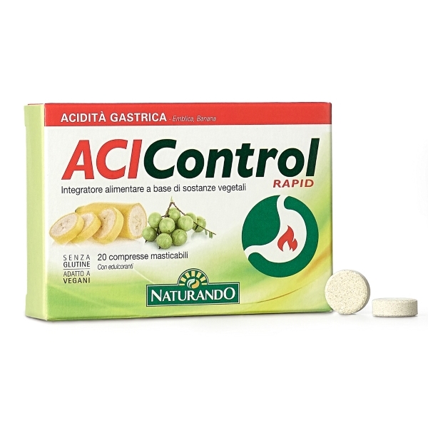 ACIControl RAPID   želodčna kislina  20 žvečljivih tablet (rok tr. 31.05.2023)