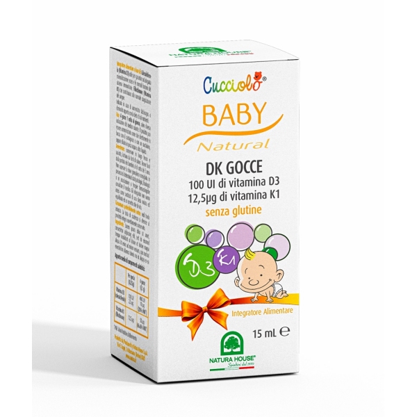 D3/K1 Vitamin KIDS - kapljice za novorojenčke, dojenčke in otroke, 15 ml