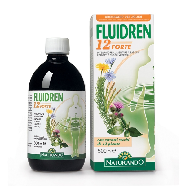 FLUIDREN 12 FORTE- 500 ml  -  DRENAŽA  TEKOČIN (najbolje uporabiti do 30.04.2024)