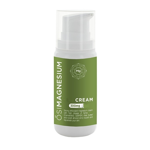 MAGNEZIJEVA KREMA Z 300 mg 100% bio konopljinim oljem  - 100 ml