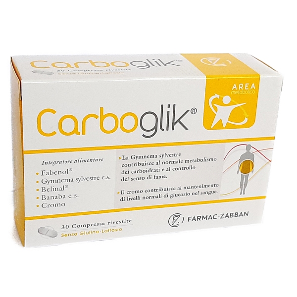 Carboglik® - 30tablet  -  občutek lakote, presnova maščob, raven glukoze v krvi (rok30.04.23)
